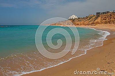 Summery Mediterranean Coast Stock Photo