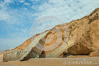 Summery Mediterranean Coast Stock Photo