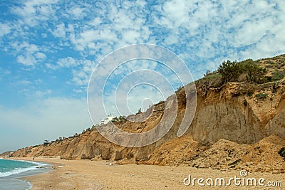 Summery Mediterranean Coast Stock Photo