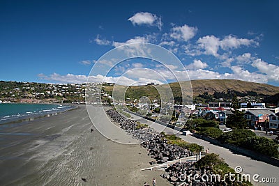 Sumner Beach near Christchurch Stock Photo