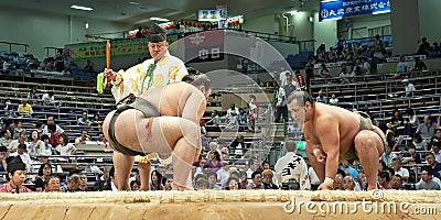 Sumo Tournament Editorial Stock Photo