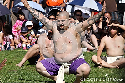 Sumo wrestler Editorial Stock Photo