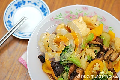 Sumptuous Chinese style cuisine Stock Photo