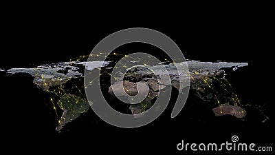 Sumário da rede do mundo, do Internet e do conceito global da conexão ilustração do vetor Sumário da rede do mundo, do Internet e do conceito global da conexão ilustração do vetor