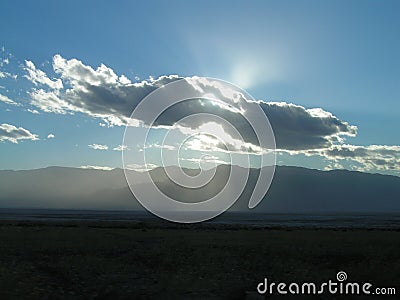 The Sun and Cloud Stock Photo