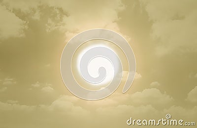 Sun and cloud scape background at sunrise time Stock Photo