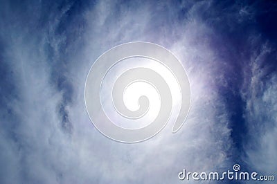 Sun and cloud texture Stock Photo