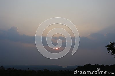 The Sun and cloud Stock Photo