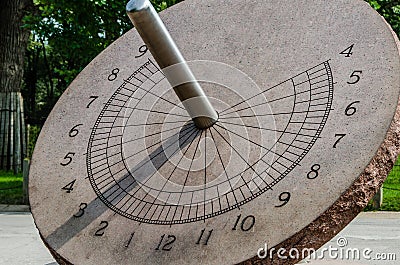 Sun Dial Stock Photo