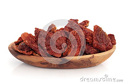 Sun Dried Tomatoes Stock Photo