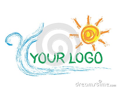 Sun Logo Stock Photo