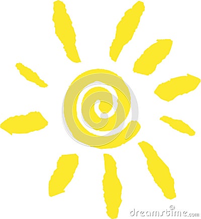 Sun logo Vector Illustration