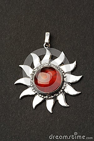 Sun pendant Stock Photo