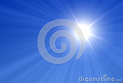 Sun Rays Stock Photo