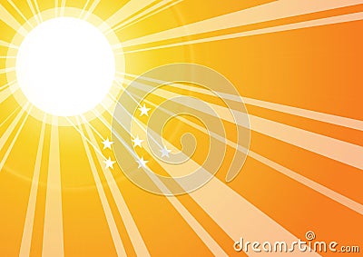 Sun rays Stock Photo