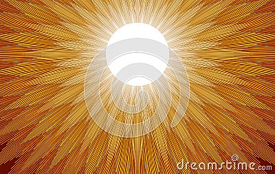 Sun Rays Vector Illustration