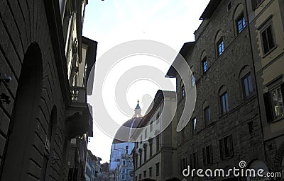 Sun rise over the Duomo Florance Stock Photo