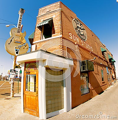 Sun Studio, Memphis Tennessee Editorial Stock Photo