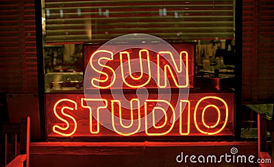 Sun Studio, Memphis Tennessee Editorial Stock Photo