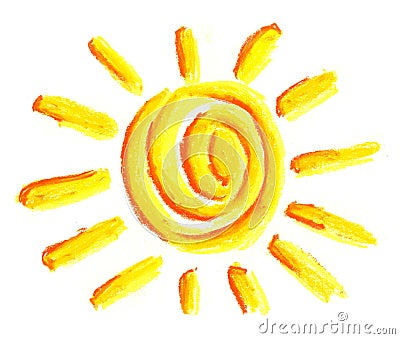 Sun symbol Stock Photo