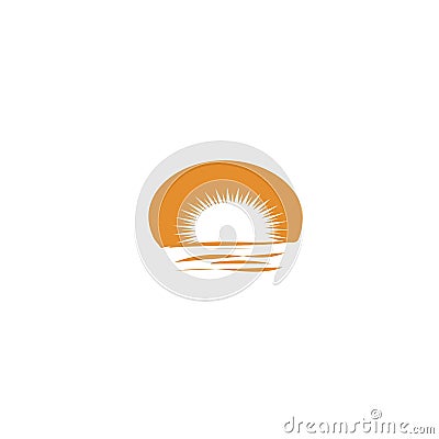 Sun Vector illustration Icon Vector Illustration