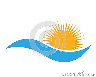 Sun Vector illustration Icon Vector Illustration