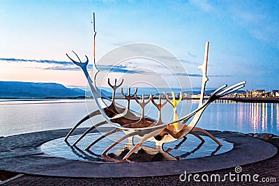 Sun Voyager, Reykjavik, Iceland Editorial Stock Photo