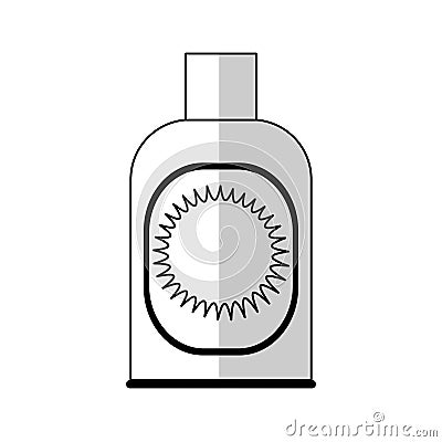 Sunblock bottle icon Vector Illustration