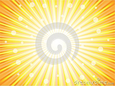 Sunburst background Cartoon Illustration