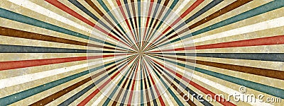 Sunburst background in vintage retro style Stock Photo