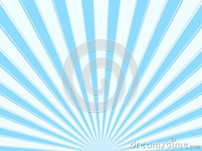 Sunburst rays light blue and white background. sunbeam star burst. Vector illustration Vector Illustration