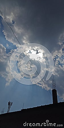 Suncloud Stock Photo