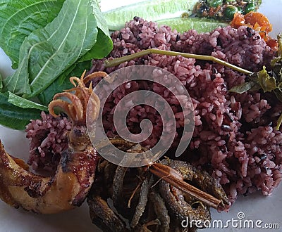 Sundanese Traditional Food Culinary Stock Photo