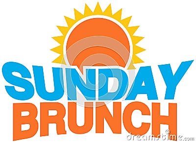 Sunday Brunch Vector Illustration