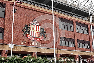 SUNDERLAND, UK, August 30, 2022: Stadium of Light Editorial Stock Photo