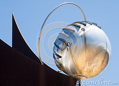 sundial in the form of a sphere or planetoid Stock Photo