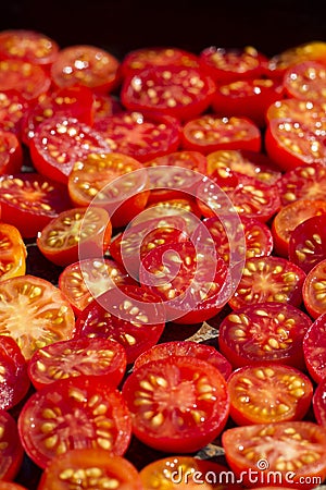 Sundried cherry tomatoes Stock Photo