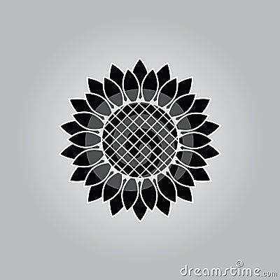 Sunflower icon Vector Illustration