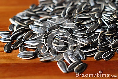 Sunflower seeds Stock Photo