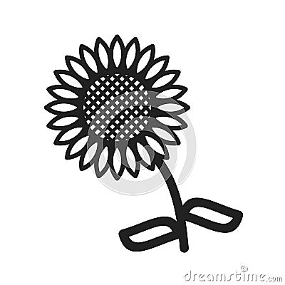 Sunflowers Vector Illustration