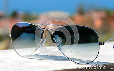 Sunglasses aviator Stock Photo