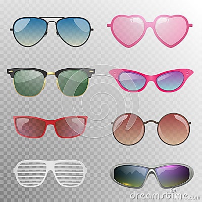 Sunglasses set Stock Photo