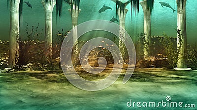 Sunken City Stock Photo