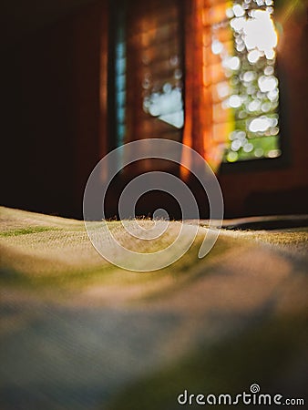 Sunlight hiting through windows Stock Photo