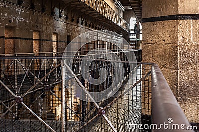 Melbourne Gaol Sunlight Stock Photo