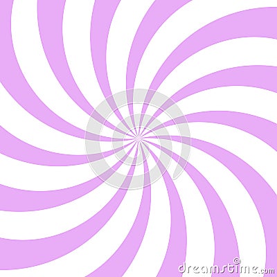 Sunlight whirl background. violet and white color burst background. Vector illustration Cartoon Illustration