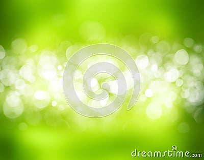 Sunny abstract green nature background Stock Photo