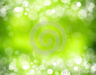 Sunny abstract green nature background Stock Photo