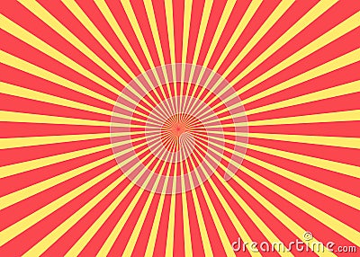 Sunny background. Rising sun pattern. Stripe abstract illustration. Sunburst. Sunny background. Rising sun pattern. Vector Vector Illustration