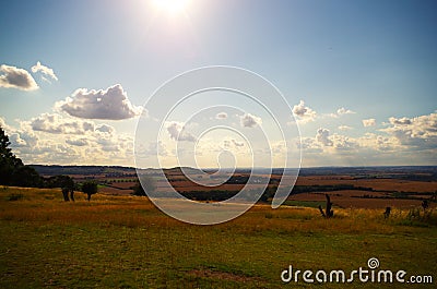 Sunny Day in Bedfordshire Stock Photo